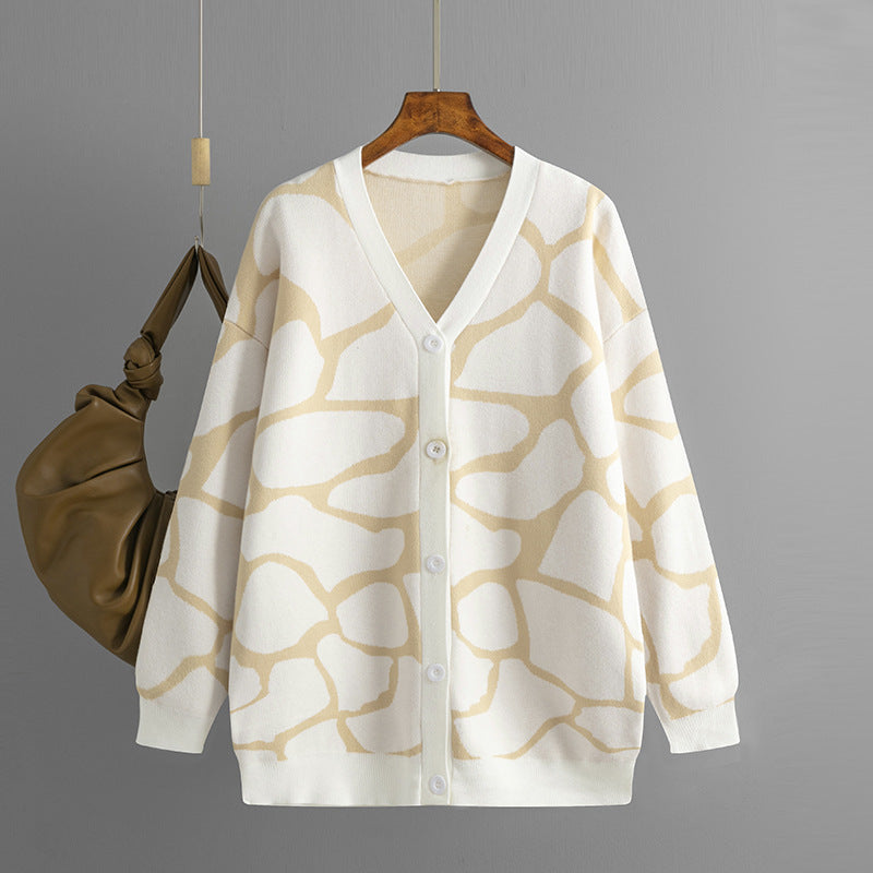 Dolce Paris - Pull en tricot Jacquard