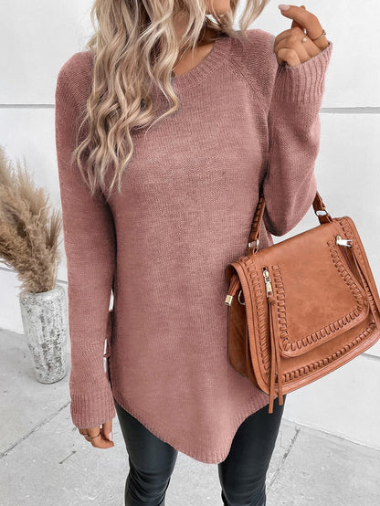 Pull Dolce Paris - LUNA à manches raglan avec nœud latéral
