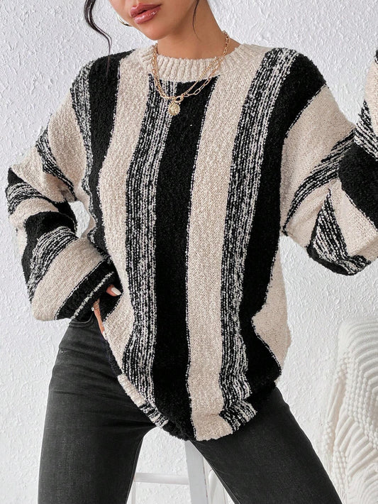 Dolce Paris - Pull Rayé Décontracté