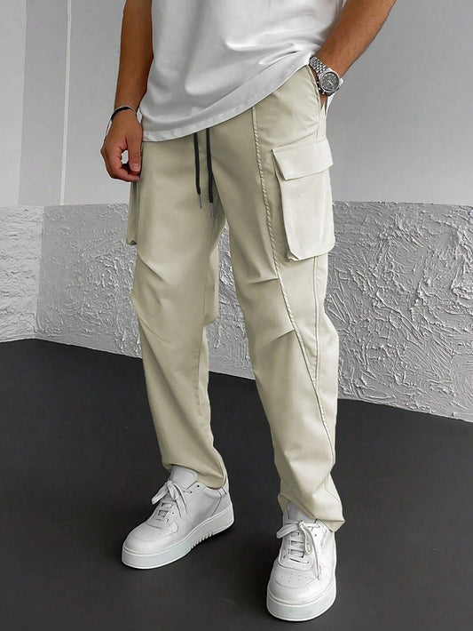 DOLCE PARIS – Pantalon Cargo Élastique