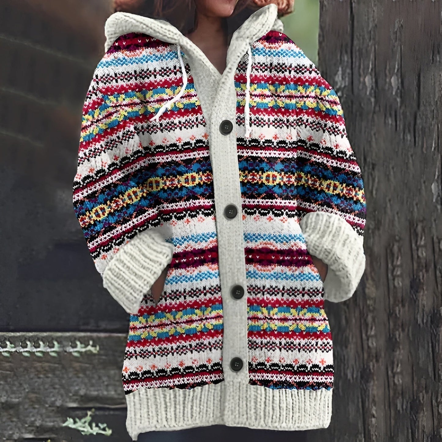 Marika™ | Gilet en laine tricotée