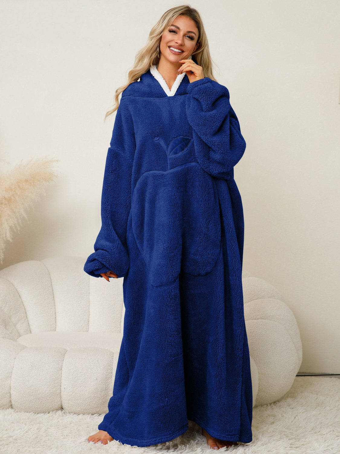 Dolce Paris| Peignoir chaud avec capuche, doux et confortable