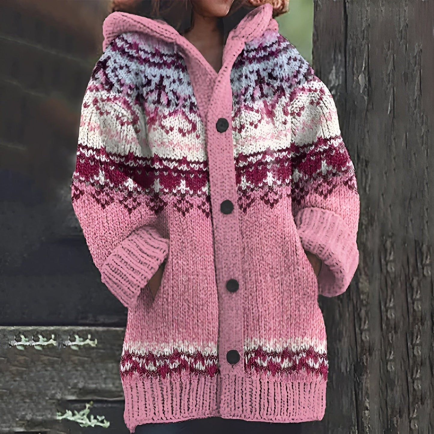Marika™ | Gilet en laine tricotée