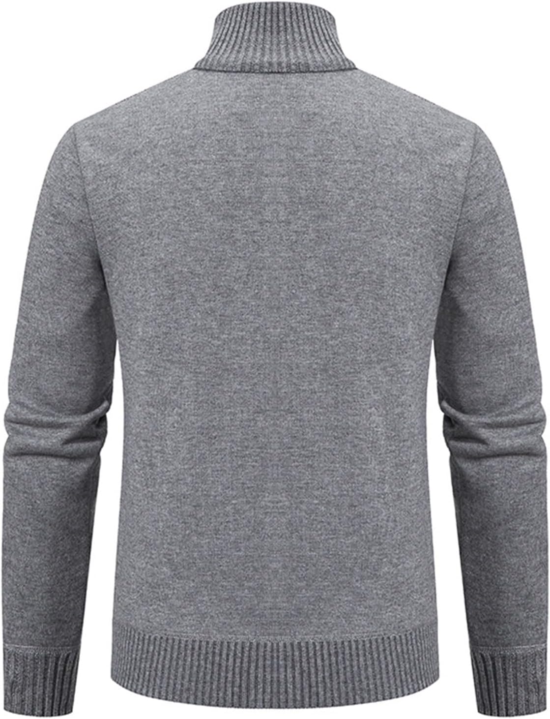 Pull Cardigan Zippé Thermique d'Hiver pour Hommes