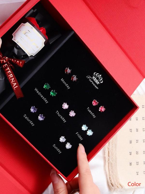 Set de Boucles d'Oreilles Élégantes (7 Paires)