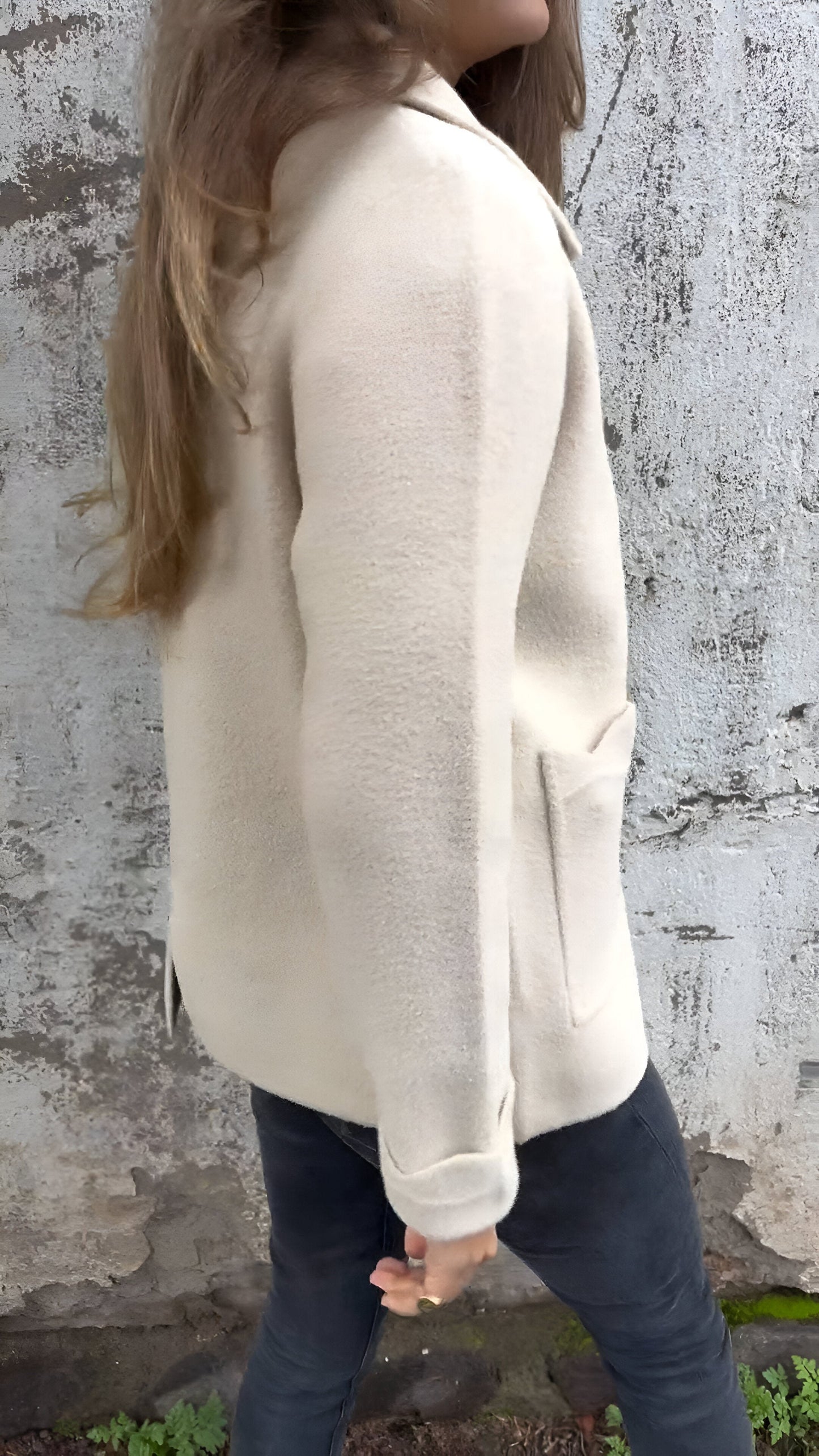 Sarah | Veste à fermeture éclair avec col stylé