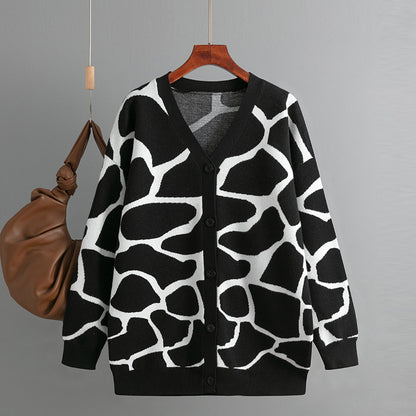 Dolce Paris - Pull en tricot Jacquard