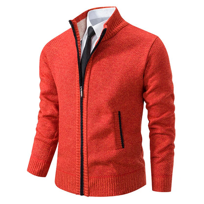 Dolce Paris - Veste chaud luxe en laine avec fermeture éclair